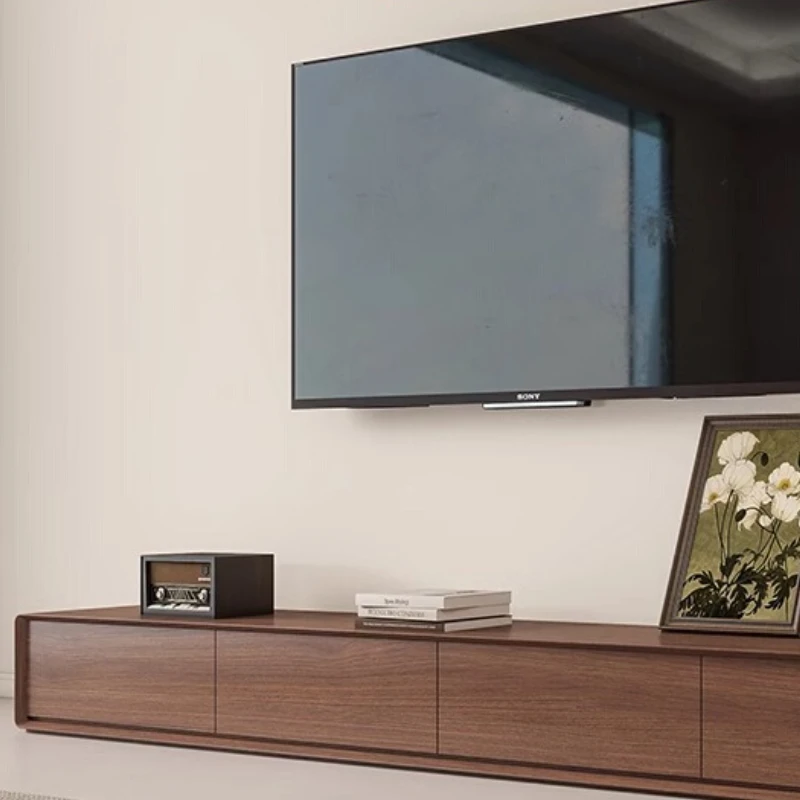 

Pre-used Multi-functional Solid Wood TV Cabinet Simple and Fashionable Storage Cabinet Hermoso Y Elegante Living Room Furniture