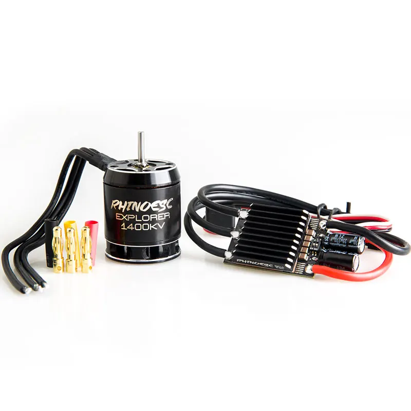 RhinoESC 540 RC AM32 Crawler ESC Power System Brushless Motor RM-S20 Combo 80A ESC for Axial SCX10 Traxxas TRX-4 TRX-6