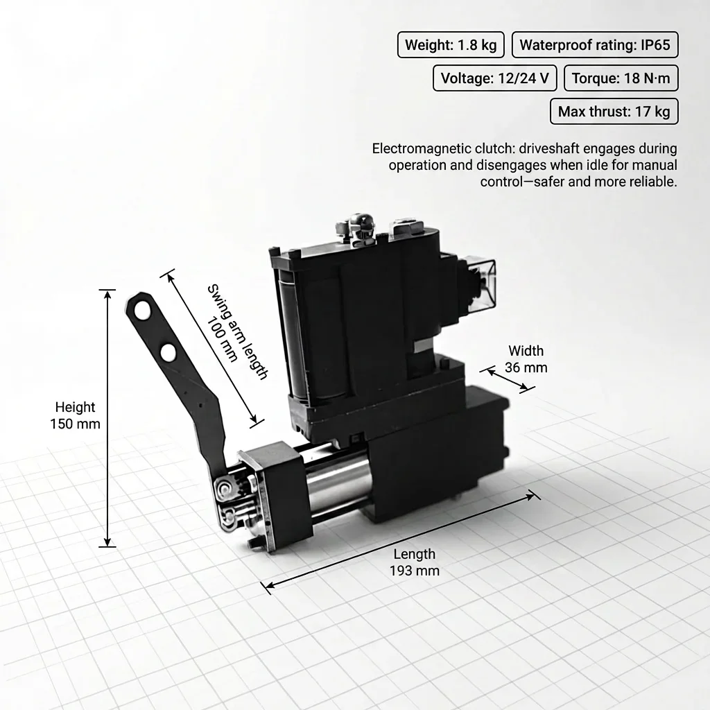 Applicable to Latest Truck Crane Remote Control Retrofit Kit with 4 Clutch Actuators