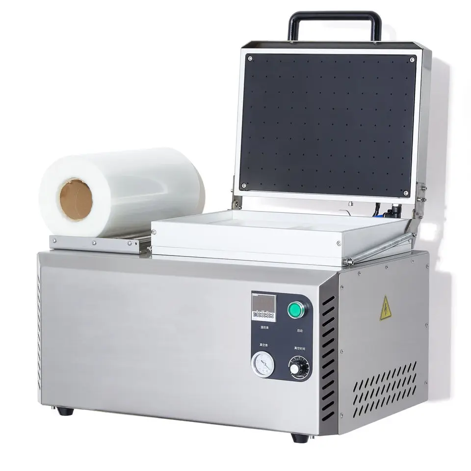 

Industrial Muti-functional Food Tray Packaging Machine Meat Fruit Fish Keeping Fresh Packer Vacuum Skin Packing Sealing Machine