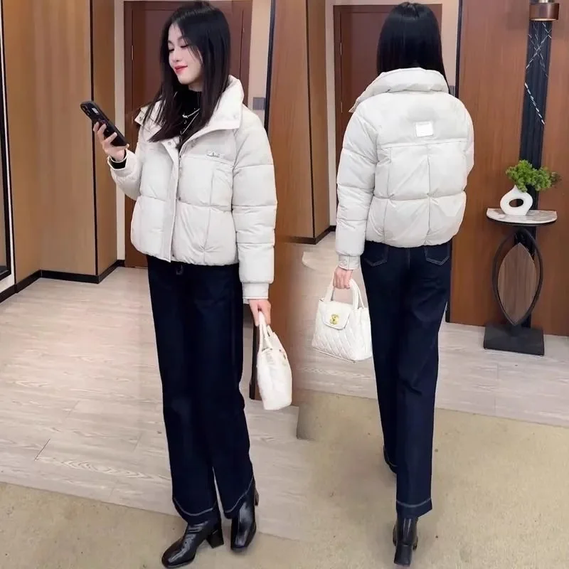 

Down Cotton Jackets for Women New Winter Cotton Jacket Parka Women Autumn Winter Short Stylish Lightweight Cotton Coat