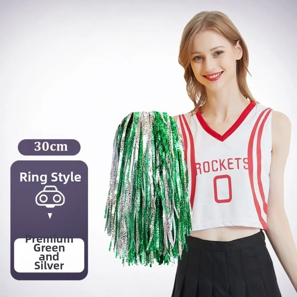 High Quality 30cm Game Pom Poms Multicolors PET Cheering Ball Come On Props Sports Match Vocal Ball Club Supplies