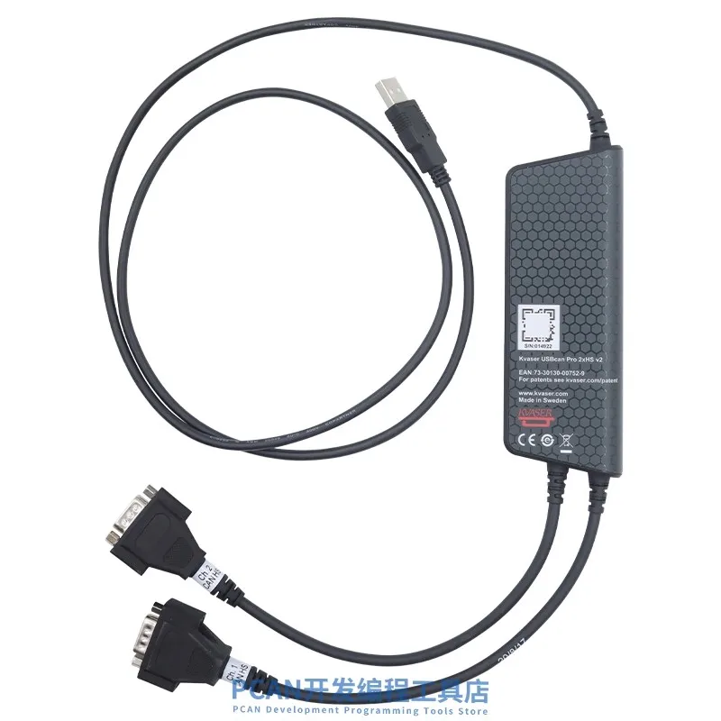 

Kvaser Official USBcan Pro 2xHS v2 Imported Dual-Channel CAN Analyzer Supports CAN FD
