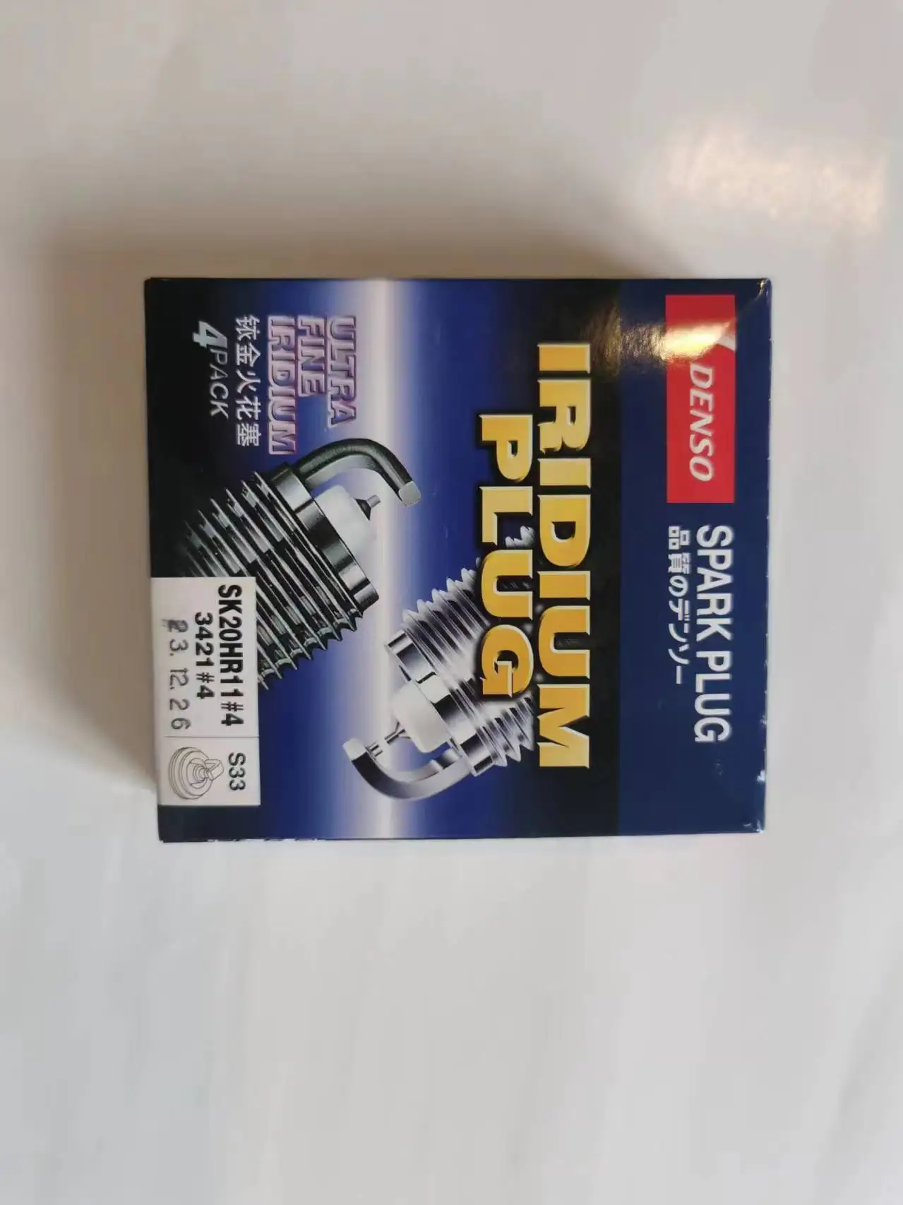 90919-01191 Iridium Spark Plugs DENSO SK20HR11 3421#4 For Toyota Lexus