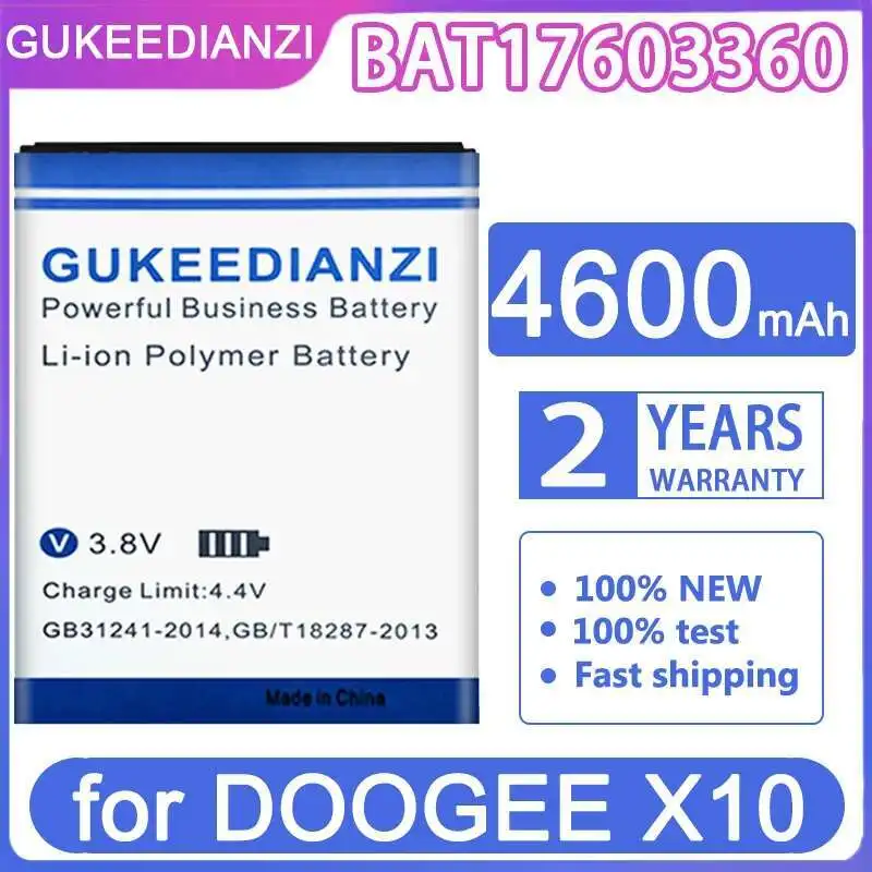 

Высокоэффективный аккумулятор для мобильного телефона Doogee X10 4600 мАч BAT17603360