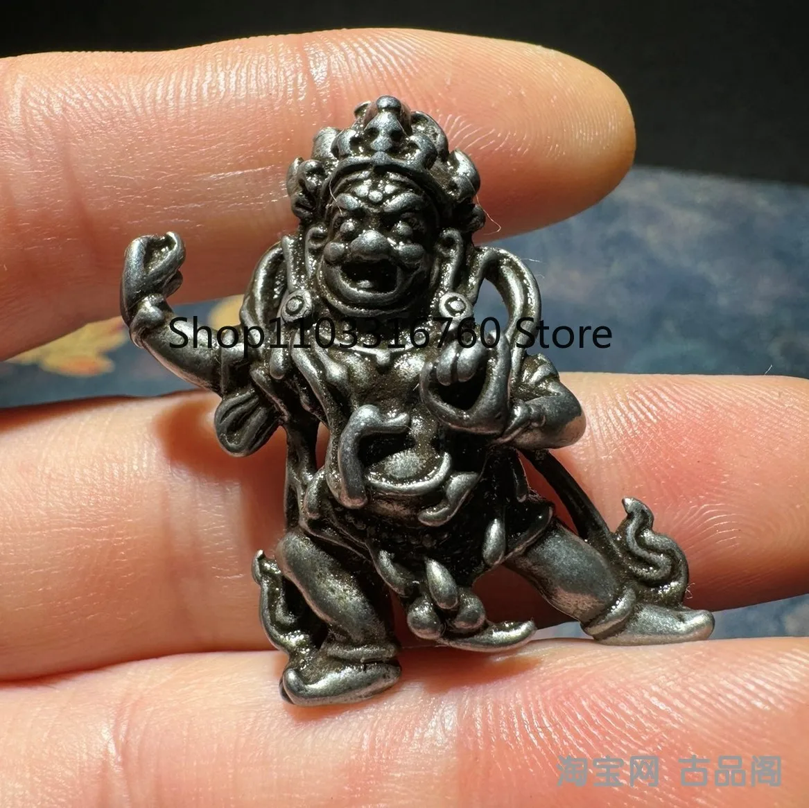 Nepal Tibet Handmade Tiantie Armor Old King Kong Hand Pendant Tibetan Accessories Waist Tag Pendant Antique Cultural Play