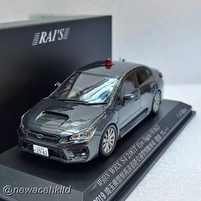 WRX S4 2.0GT Eye Sight (VAG) 2019 Gray RAI'S 1/43 #H7431908 Diecast Car Model Gift Model Car Collection Limited Edition Hobby To