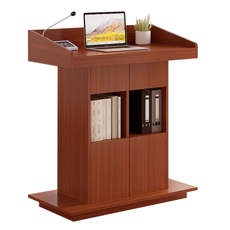 Speaker table, lecture table, welcome desk, concierge desk, shopping guide host training desk, school teacher
