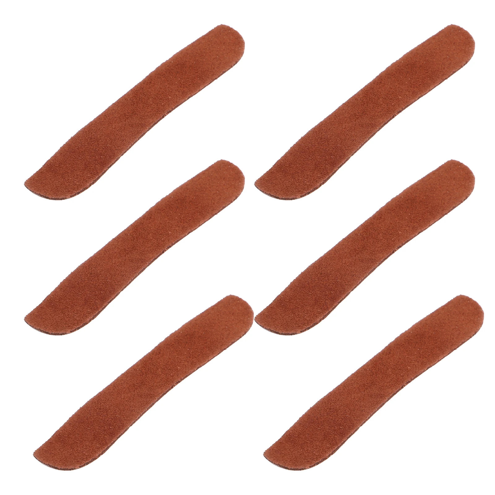 

6pcs Erhu Corner Protector Crash Proof Pads Brown Strip Wear Resistant Long Lasting Hand Cut Fit All Sizes Erhu Supplies