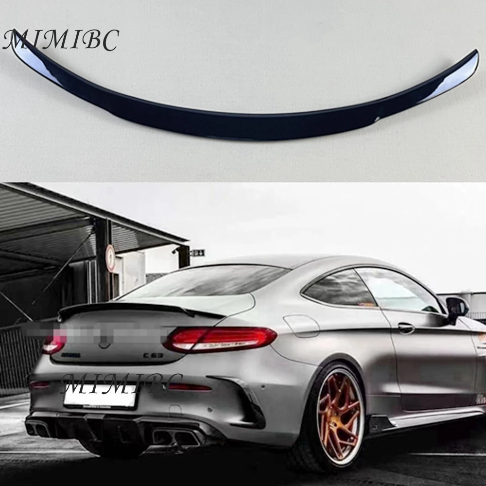 

FOR Mercedes-Benz C-Class C205 W205 2Door Coupe Carbon Fiber Rear Spoiler Trunk Wing 2015-2023 FRP Forged carbon