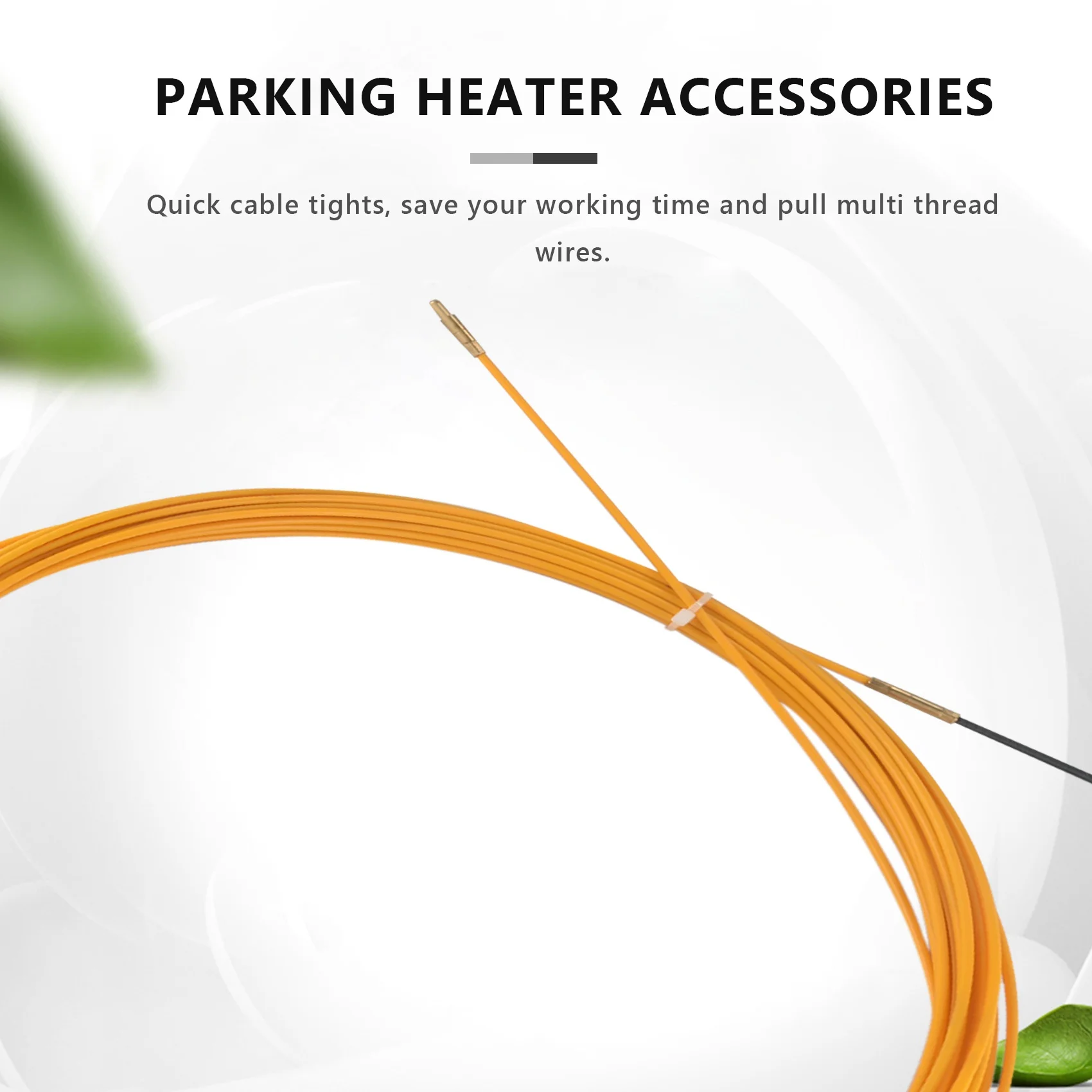 20M 3Mm Guide Device Fiberglass Electric Cable Push Pullers Duct Snake Rodder Fish Tape Wire