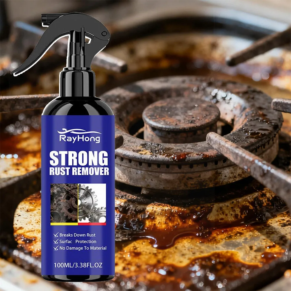 Rust Remover 100ml Stain Cleaner Rust Cleaner For Kitchen Garage Workshop Outdoor Equipment Home Appliance Car Maintenance 1PCS