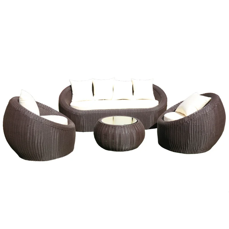 

Outdoor sofa combination living room patio villa rattan chair coffee table rattan rattan furniture set
