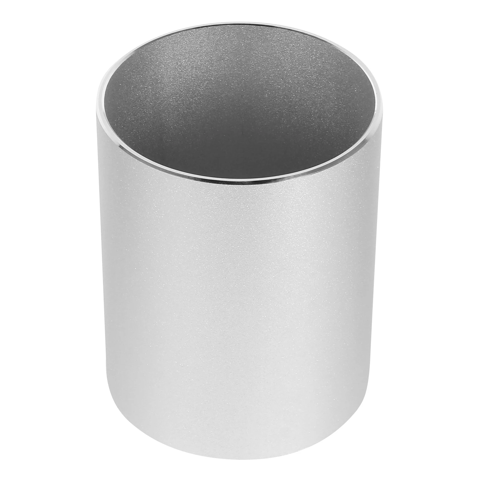 

1Pcs Aluminum Alloy Pen Container Metal Desktop Holder Simple Creative Design for Office School Home Makeup Organizer Storage