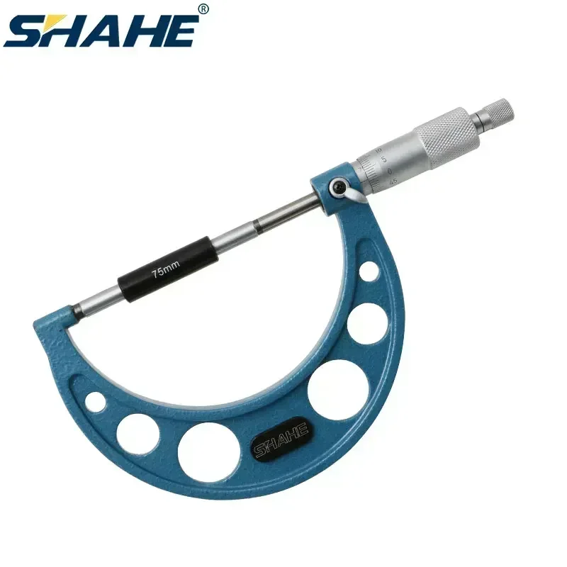 SHAHE 0.01 mm 75-100 mm Outside Micrometer External Metric Gauge Micrometer Vernier Caliper For Measuring Tools