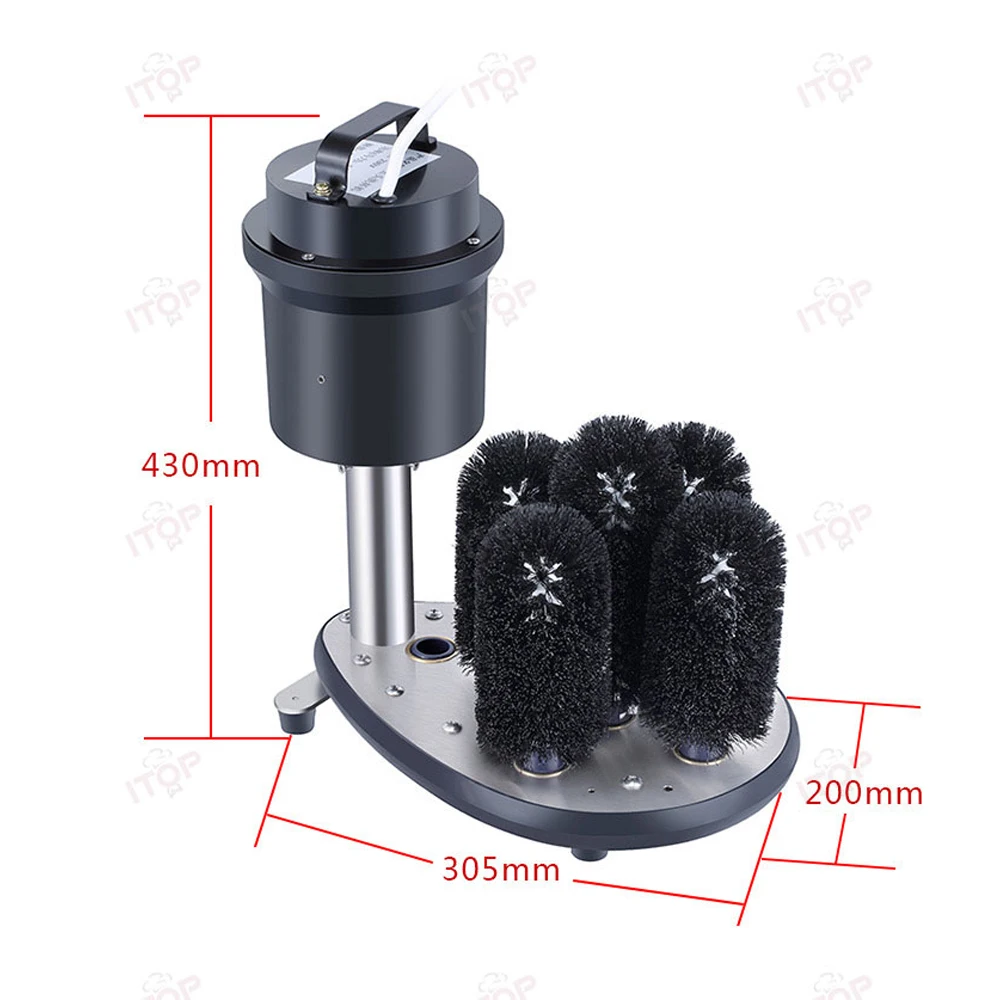 ITOP 컵 세탁기 전기 안경 청소 브러시, 유리 방수 상업용 컵 와셔, 와인 우유 커피 컵