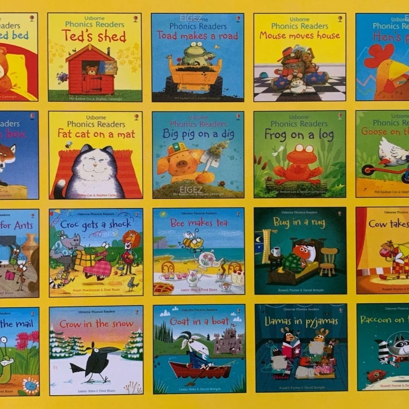 20Books Click To Read Version English Picture Books Natural Phonics 20 Books Enlightenment Early Education Storybooks