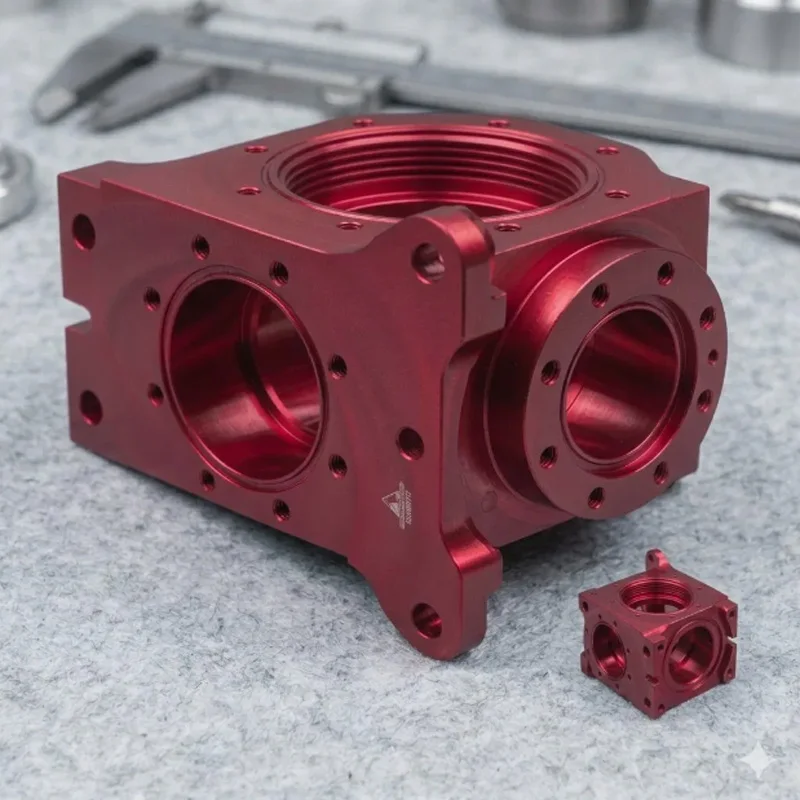 High Precision CNC Milled Aluminum Parts for Medical Sensors ISO 9001 Factory Custom Machining with Polished Chamfers