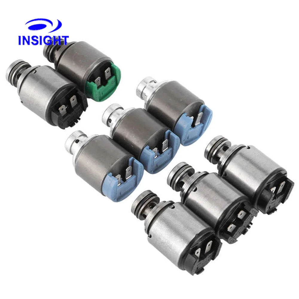 High Quality 8PCS/Set Transmission Solenoids 5HP24A For BMW 740i 525i X5 4.4i Jaguar XJ8 XK8 4.0L Car Accessories