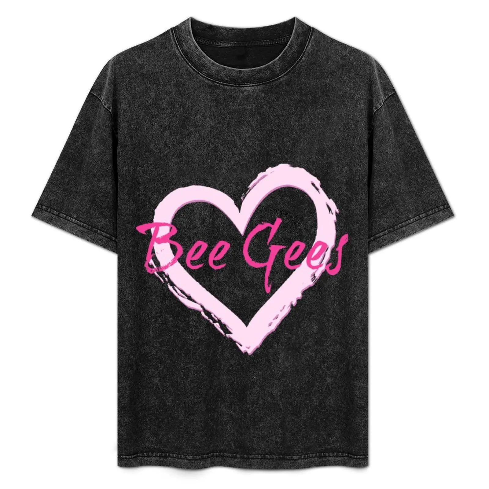 

The Bee Gees! T-Shirt Minimalist Plain Crew Neck T-Shirt