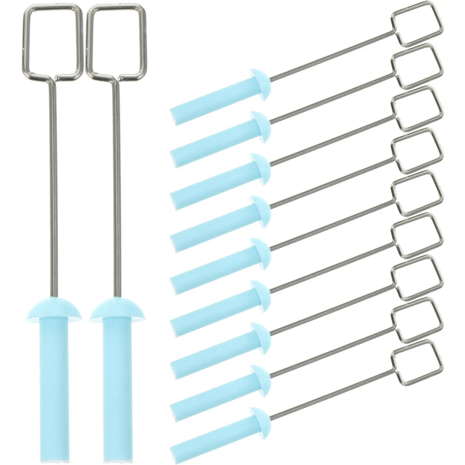 20Pcs Pigment Mixer Spiral Heads Durable Replacement for Watercolor Ink Paint Makeup Liquids Color Stirrer Tool