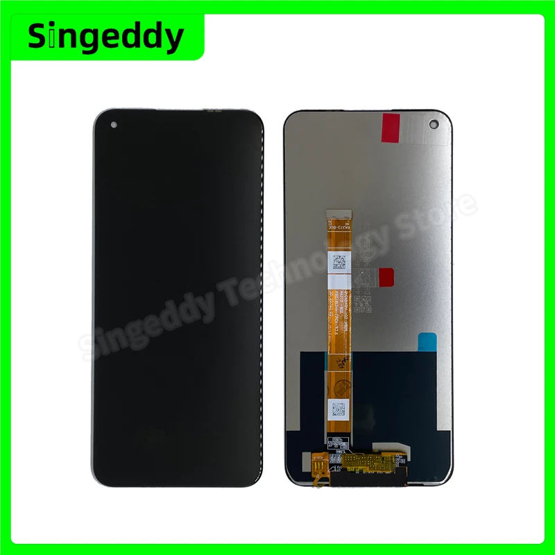 LCD Touch Screen For OPPO A32, A53, A53S, A33, C17, Realme7i, OLED Display, Digitizer Assembly Compelte Replacement, 6.5 Inch