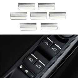 Car Windows Lift Knob Trim Window Lifter Buttons Stickers for Ford Focus 3 4 MK3 MK4 2012 -2018