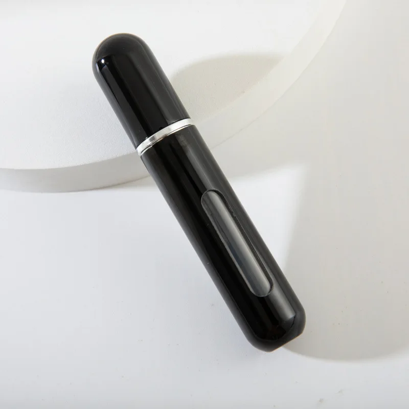 1/3/5Pcs 10ml Self-Pumping Perfume Dispenser Bottle Bottom Direct Fill Spray Bottle Aluminium Portable Push Punch Perfume Bottle