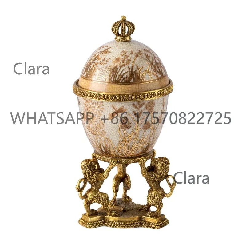 Clara Tools StoreTraditional Home Decoration Exhibition Gallery Design Gifts Interior Decoration Chinese Porcelain Ginger JarsCl