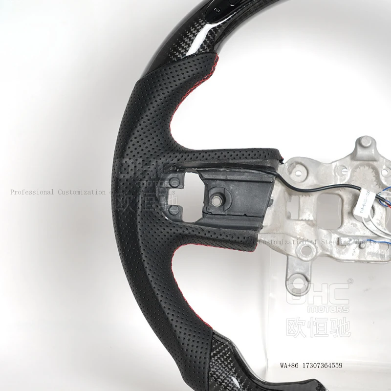 Suitable for 18-21 model JEEP Wrangler, modified American Dodge LED carbon fiber Jeep car steering wheel