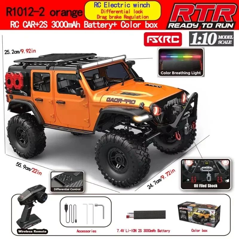 

Хит продаж: Радиоуправляемый внедорожник R1011-2 Dumbo 1:10, высококлассная версия второго поколения