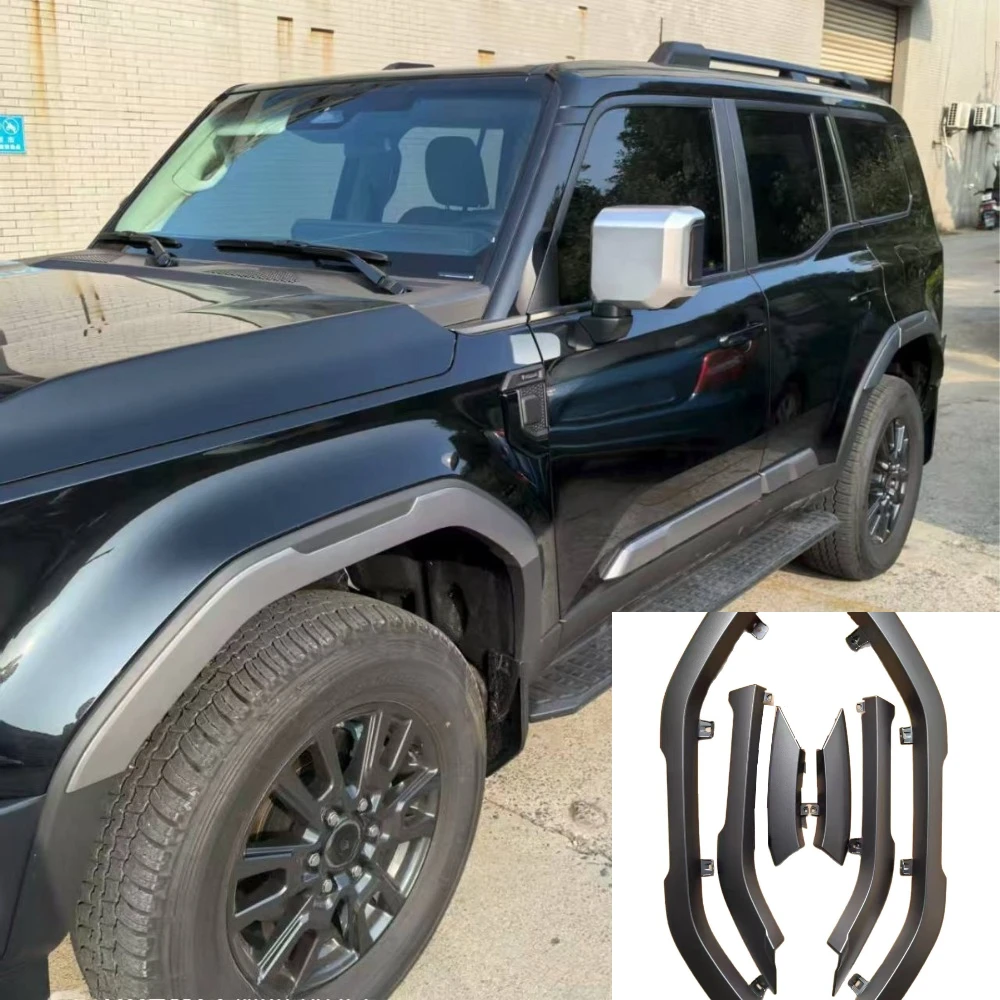 

For Toyota Prado LC250 2024+ Door Body Side Molding Trim Strip Chrome Protective Cover Exterior Styling Accessories Decoration