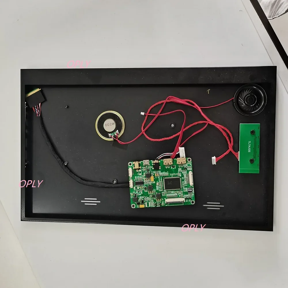 Controller Board 2 Mini HDMI-compatible Metal Alloy Ultra-thin Panel Back Cover Case Box For N173FGE 1600x900 17.3