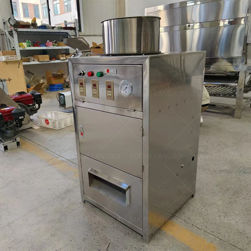 Automatic 150 kg /h Electric Airflow Garlic and Onion Peeling Processing Equipment