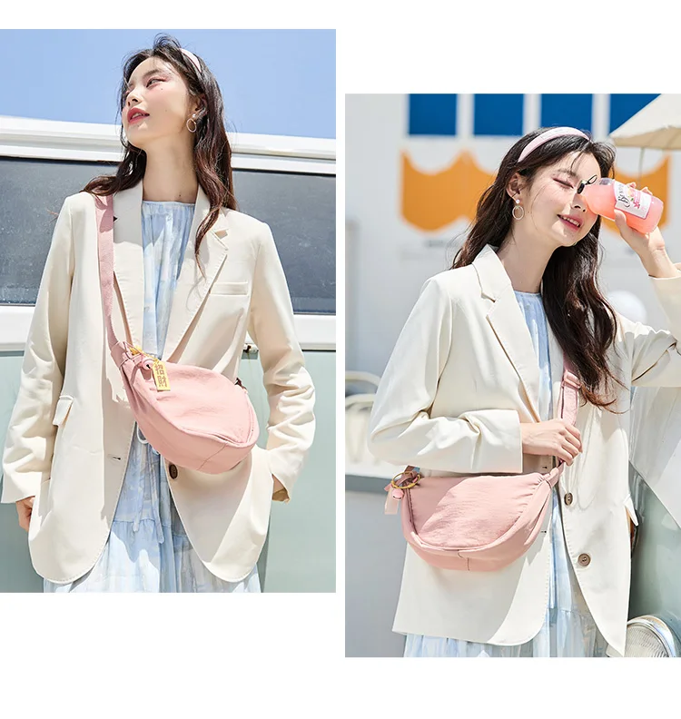 Semir Umhängetasche für Damen, 2025, neue Brusttasche, Macaron-Farbe, Knödeltasche, minimalistische Hüfttasche, Schultertasche – Detail 4