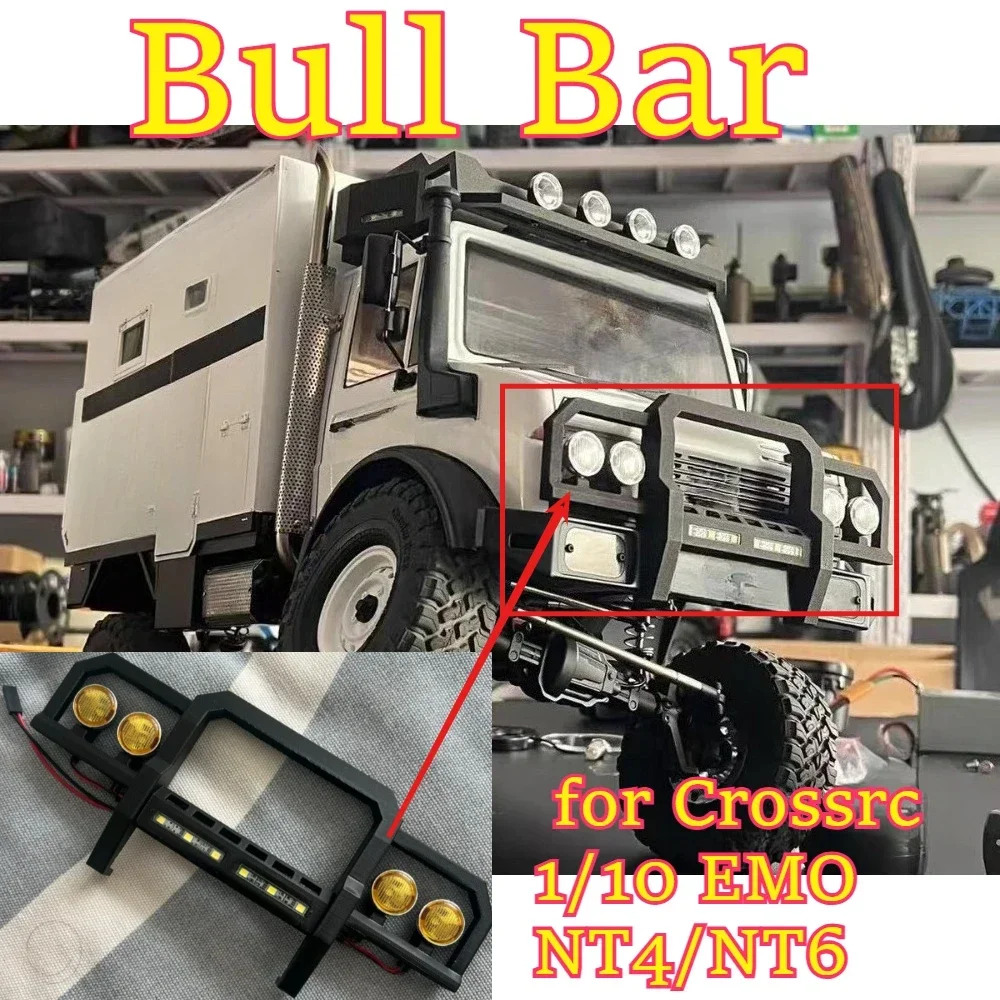 RC remote control car scale sturdy Bull Bar component for Crossrc 1/10 EMO NT4/NT6 custom size replacement spare accessories