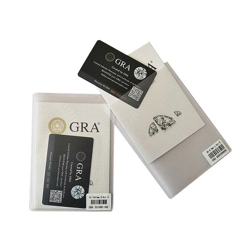 GRA Credentials-Petite taille 3mm, 0.1 carat, moissanites adt, document D, VVl\'s, pierres précieuses, diamants cultivés en laboratoire, bricolage,