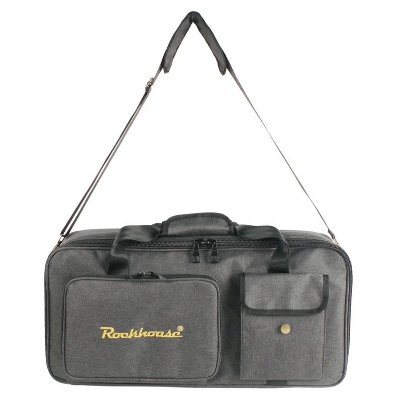 

-N07R Rockhouse Guitar Pedal Board Carry Bag Handbag Shoulder Bag