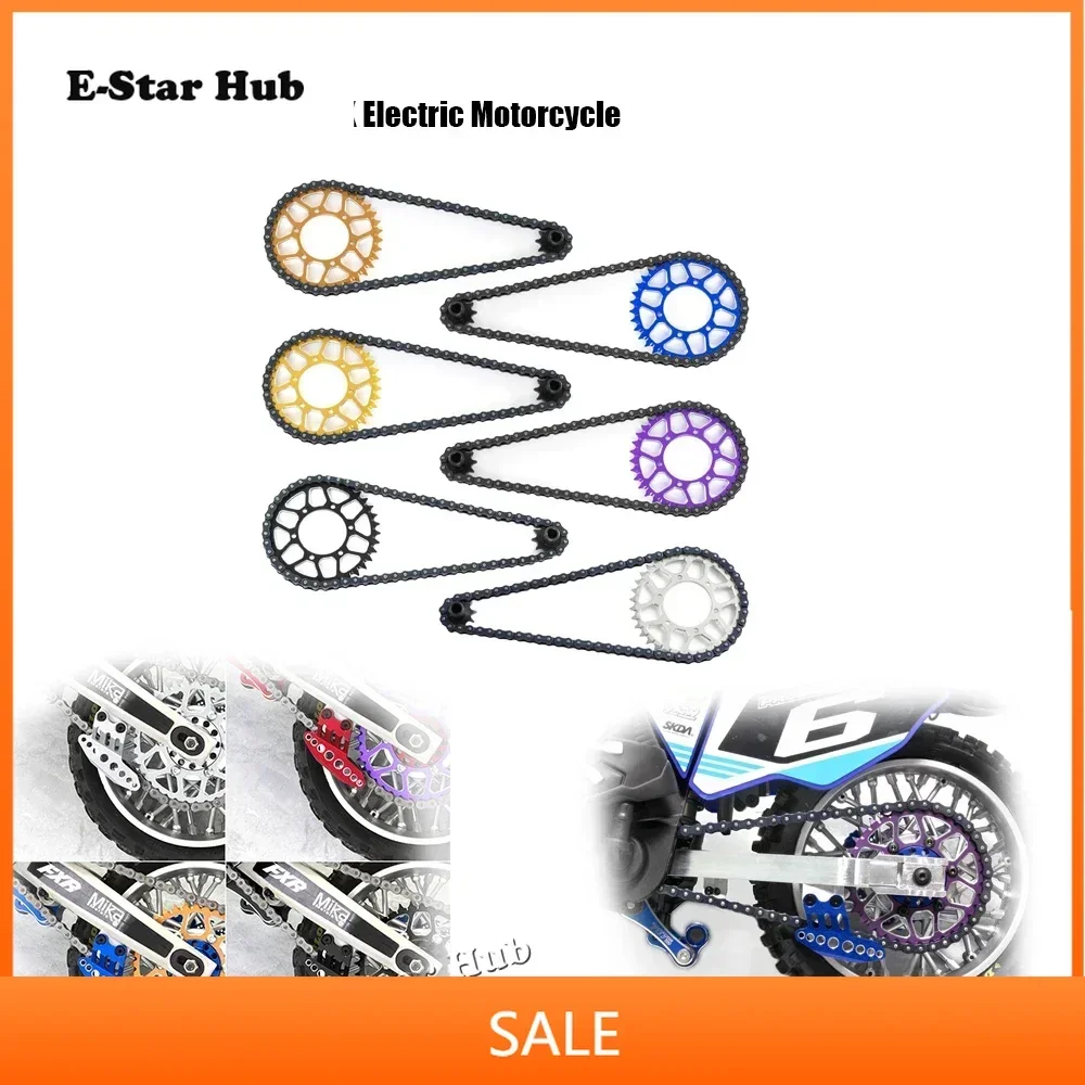 Front Rear Chain Gear 10T 36T Suitable for LOSI 1/4 Promoto MX Electric Motorcycle