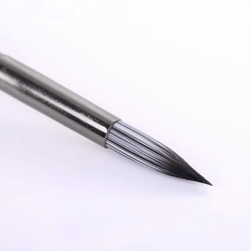 

Nylon Hair Pens Acrylic Watercolor Art Supply Pen Long Handle Art Painting Brush D5QC
