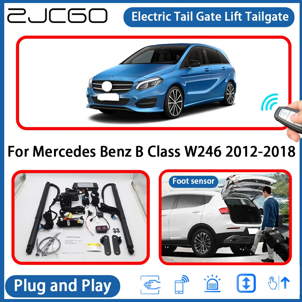 لمرسيدس بنز B الفئة W246 2012-2018 التلقائي بالطاقة الباب الخلفي قوة رفع الباب الخلفي الكهربائية الذيل بوابة رفع المساعدة النظام #1