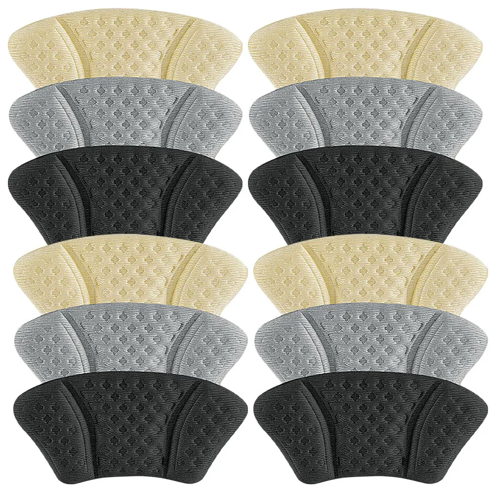 

6Pairs Wear-Resistant Heel Pads Breathable Foot Cushions for Shoes Heel Protectors Comfortable Walking Bag Cushion Pad