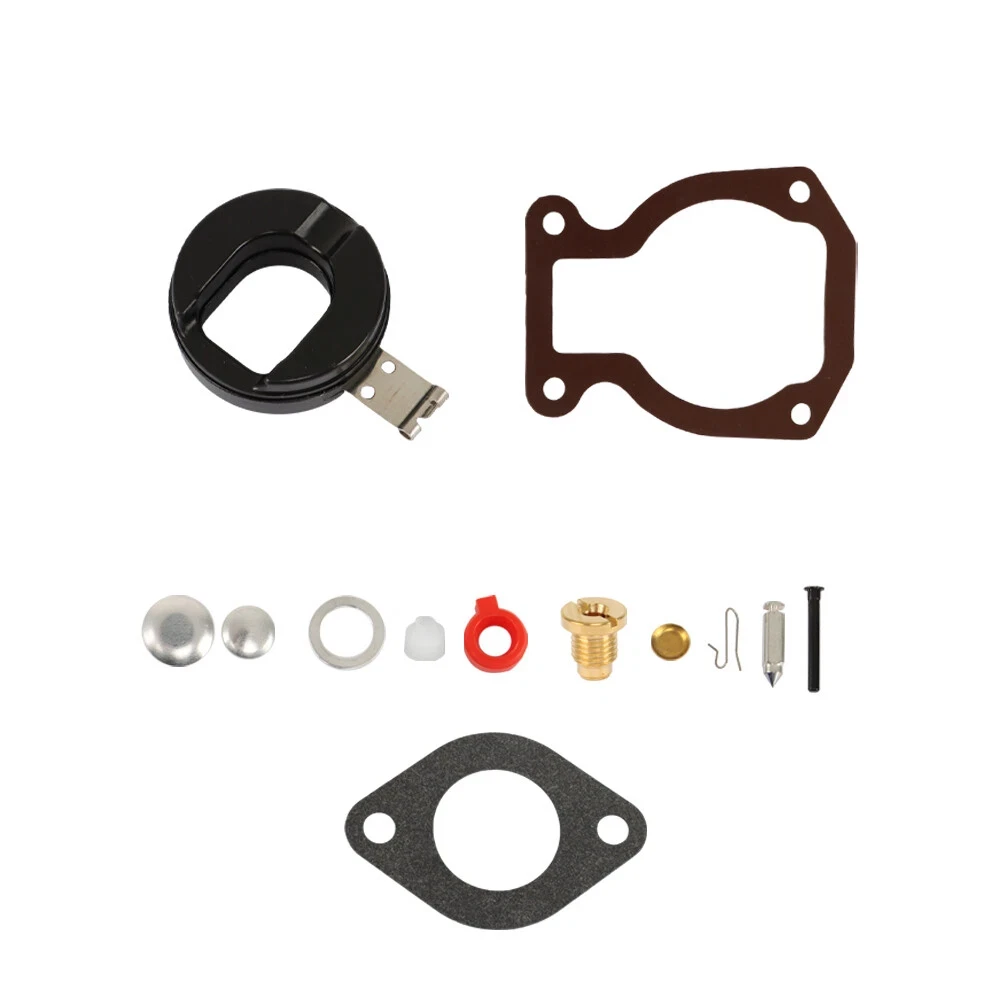 Carb Repair Kit with Float for Johnson For Evinrude 9. 15HP Marine Engines 1974-1988 Also Fits 4HP-8HP 1968-1993