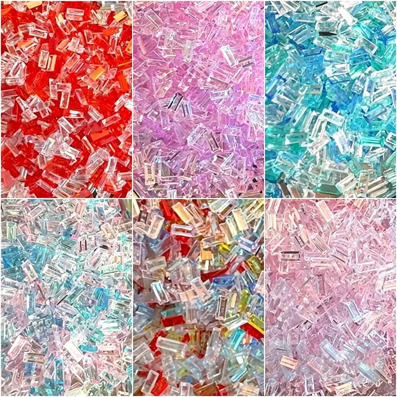 100g 3x7mm Ice Bar Shape Acryl - Art Craft Bar ulasan dan harga