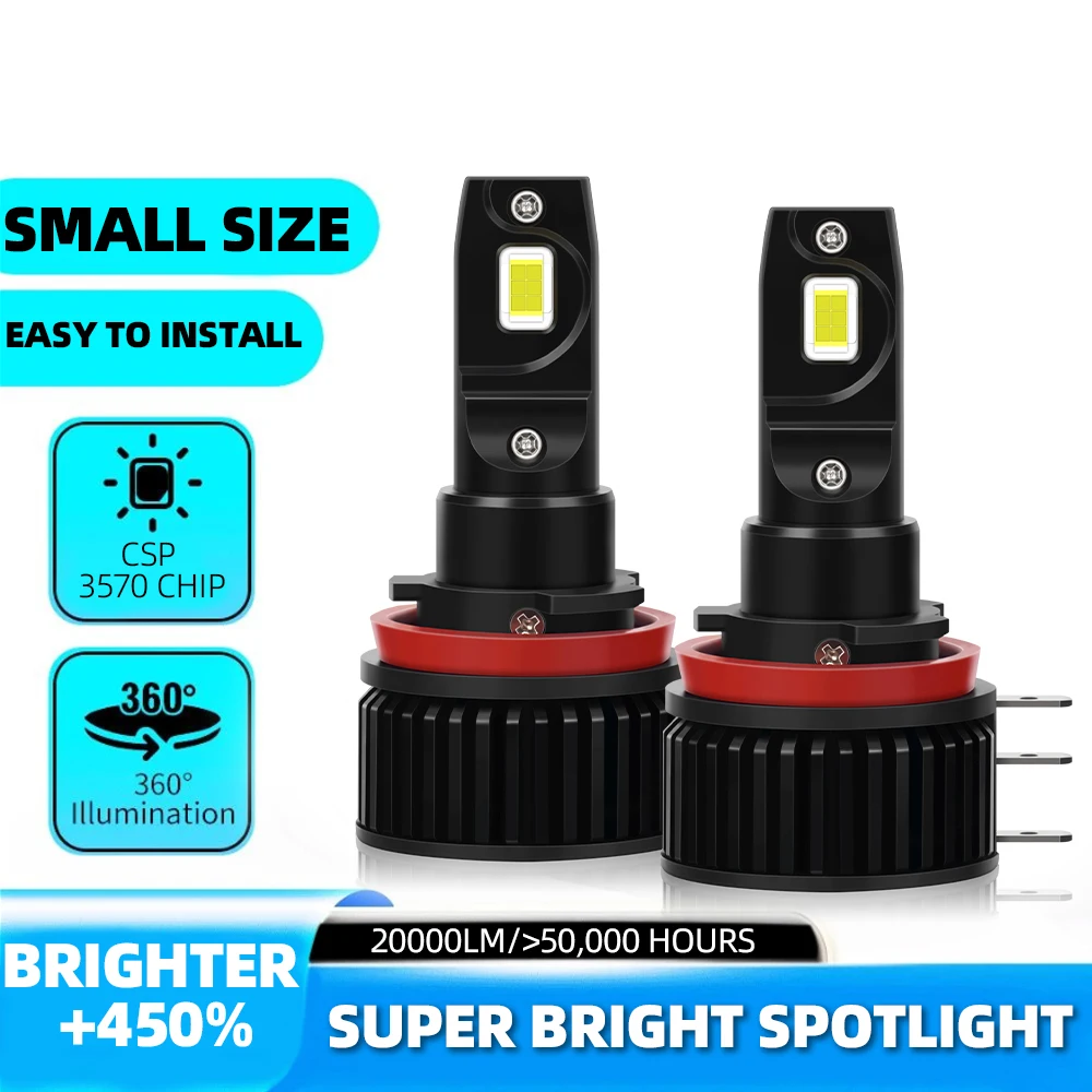 

30000LM H15 Canbus LED Car Headlight Bulbs 300W High Power Fog lights 6000K White Turbo Auto Headlamps 12V 24V Front Lamps