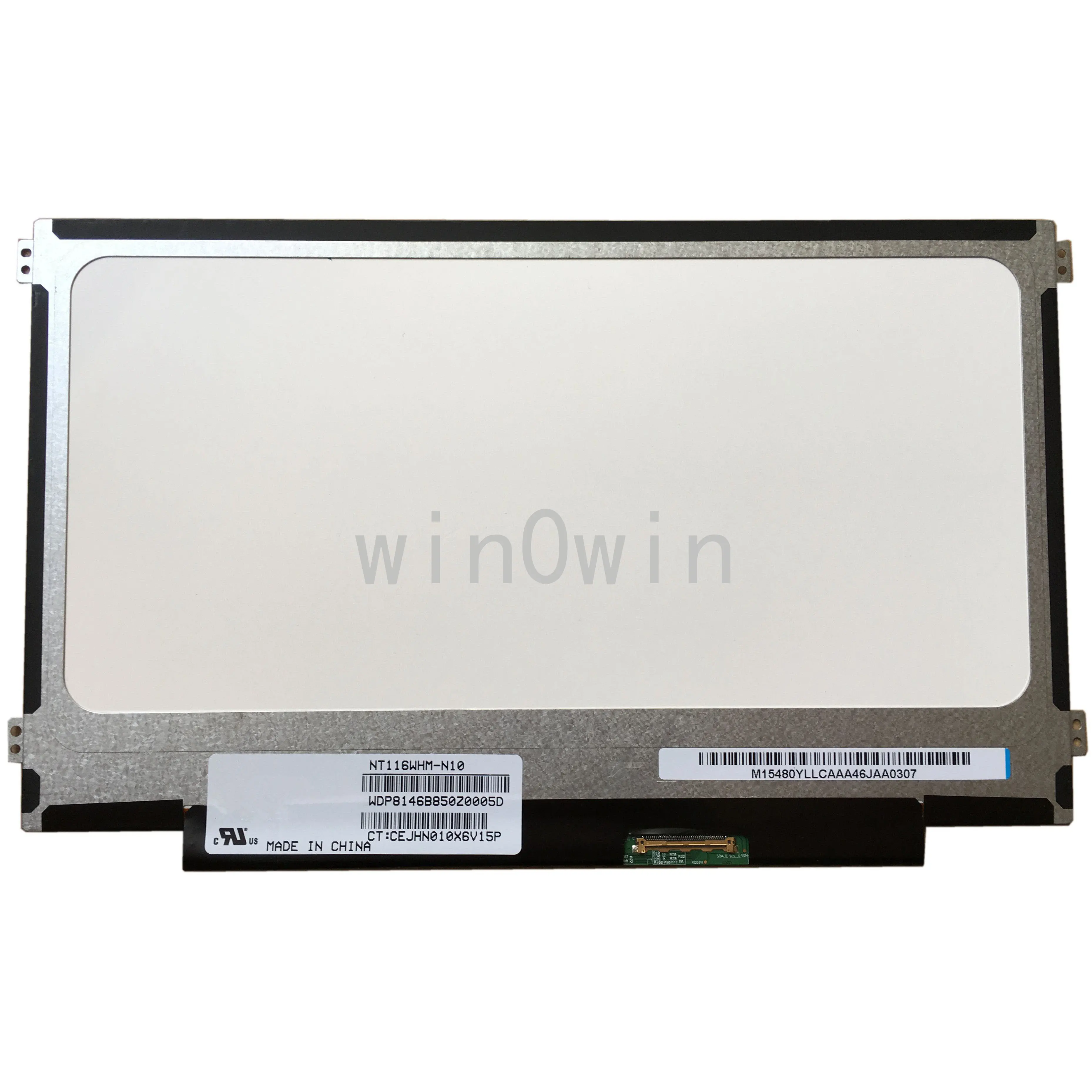 

NT116WHM-N10 fit N116BGE-L41/L42/LB1 B116XW01 V.0 B116XW03 left+right screw holes 11.6 SLIM 40 pin LAPTOP LED SCREEN