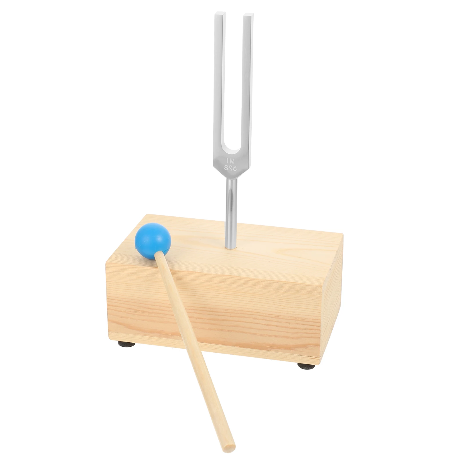 

528Hz Aluminum Tuning Fork Set Wooden Box Acoustic Experiment Teaching Musical Instrument Vibration Study Physics Lab Education