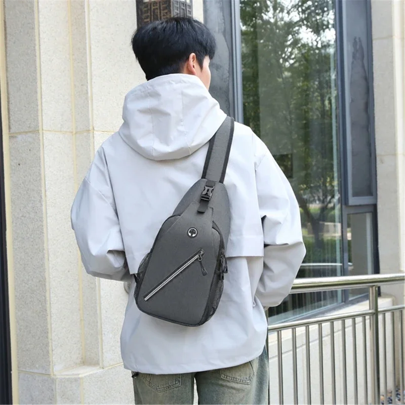 2024 Fashion Boy Shoulder Bags Water Resistance Crossbody Bag Men Multi Functional Chest Bag Travel Sports Backpacks Handbag