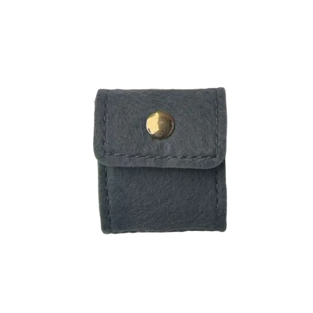 Mini Velvet Jewelry Display Bag Microfiber Fabric/Felt Simple Foldable Ring Packing Bag Flip Cover Earrings Organizer