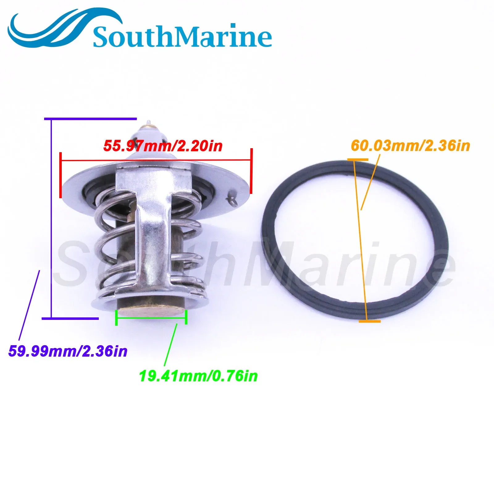 Engine Coolant Thermostat with Seal 21200AA072 21236AA010 21210AA080  for Subaru Forester Impreza Legacy Outback Tribeca Baja